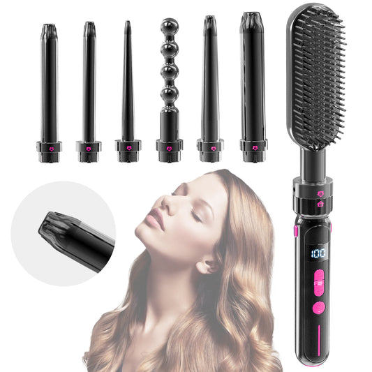 7 Piece Curling and Styling Wand Set