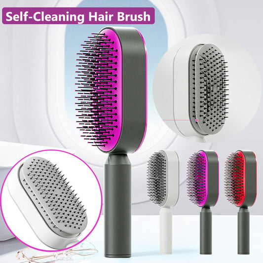 Self Cleaning| Anti-Static Hair Brush